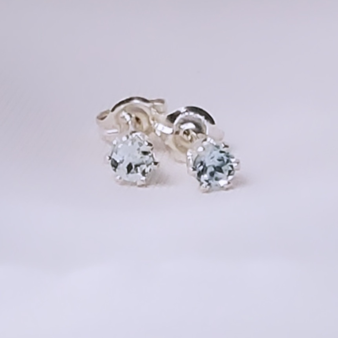 Topaz Treasures: Sky Blue Daily Sterling Silver Earrings