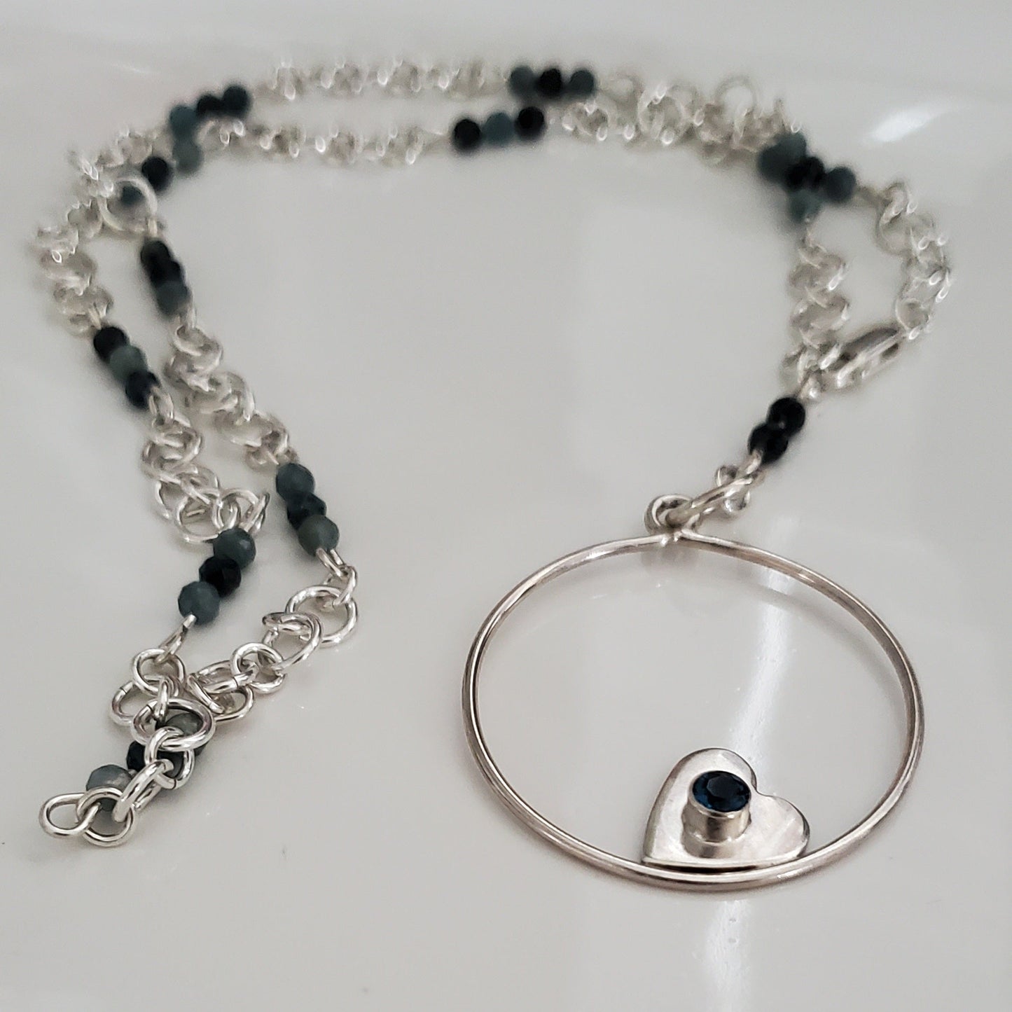 Timeless Love – Blue Tourmaline & London Blue Topaz Necklace
