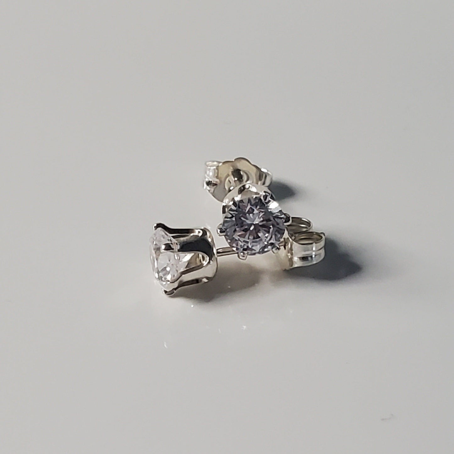 Brilliant Shine Cubic Zirconia Post Earrings