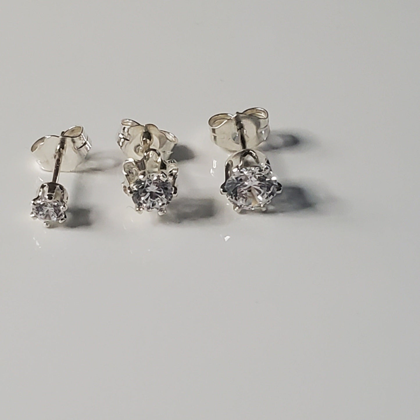 Brilliant Shine Cubic Zirconia Post Earrings