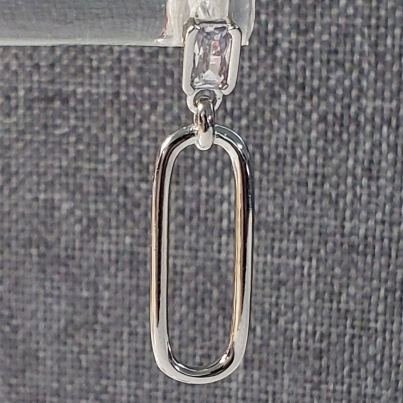 Sleek & Chic Rectangular Loop Earrings