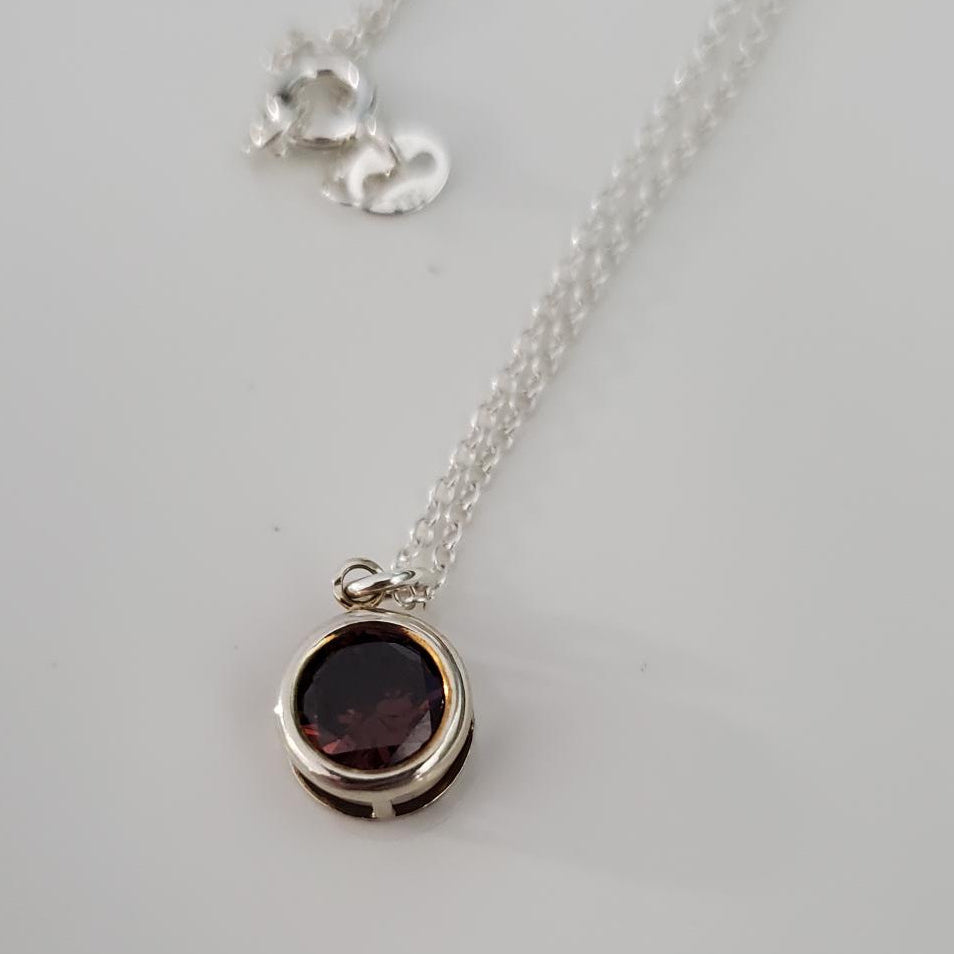 Sterling Silver Alexandrite Necklace