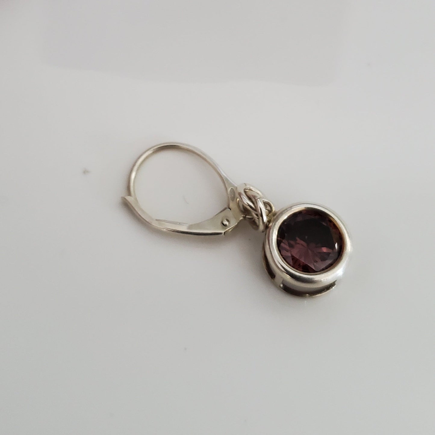 Sterling Silver Alexandrite Drop Earrings Plein De Vie Jewelry