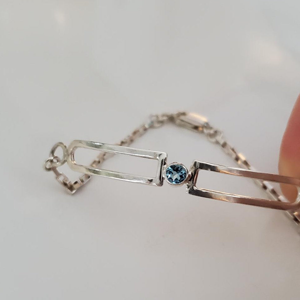 Curved Rectangle Bracelet