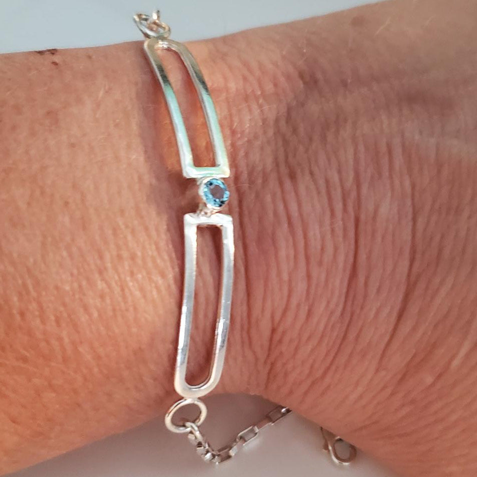 Curved Rectangle Bracelet