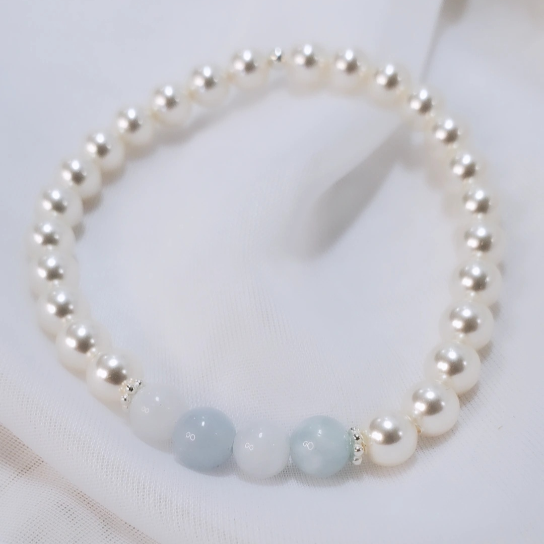 Swarovski Luster & Aquamarine Bliss Bracelet