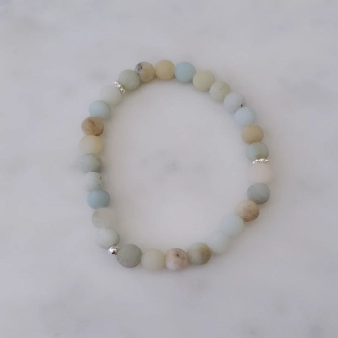 Refresh Spirit: Amazonite Gemstone Bracelet