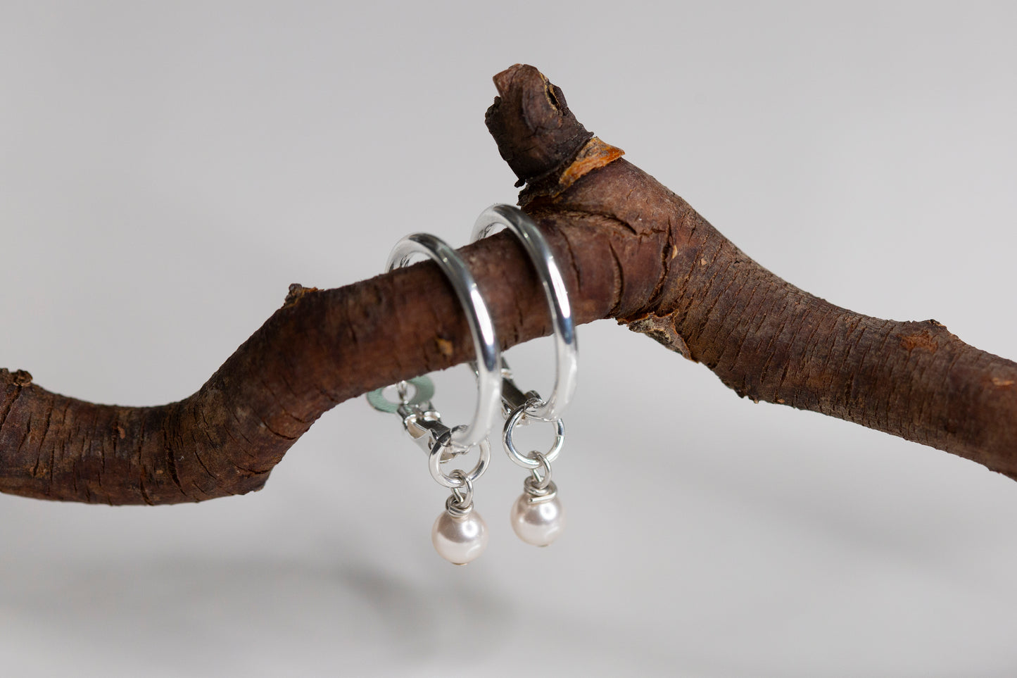 Sterling Silver Hoop Moodmaker Earrings