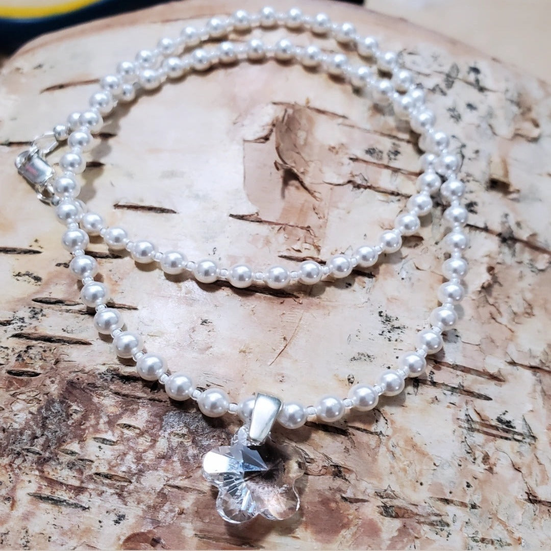 Swarovski Springtime in Pearls Necklace