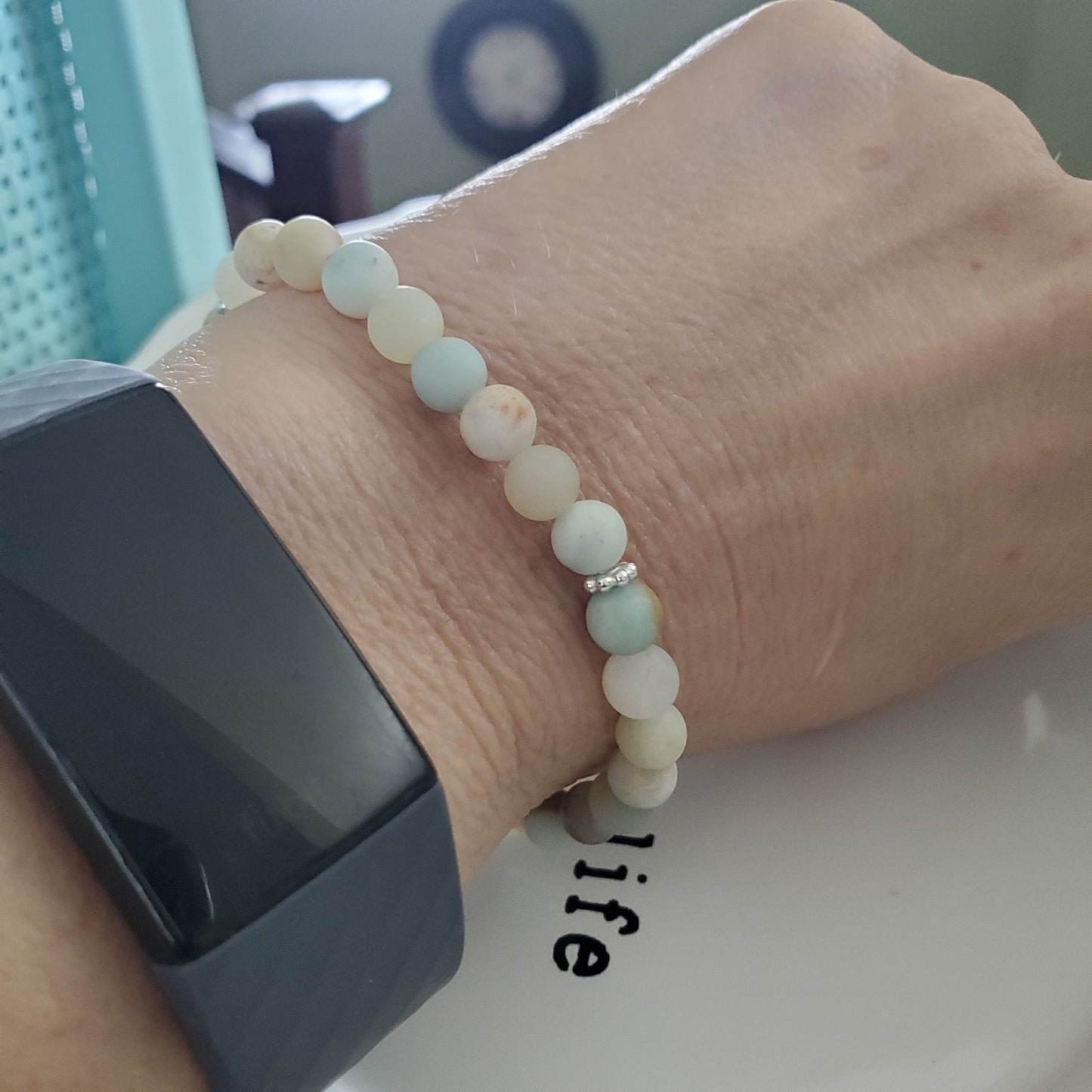 Refresh Spirit: Amazonite Gemstone Bracelet