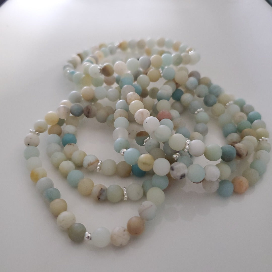 Amazonite Gemstone Daily Cleanse Bracelet