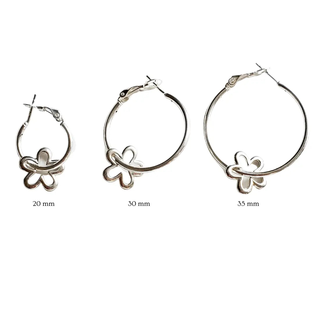 Moodmaker Flower Hoops - Plein De Vie Jewelry