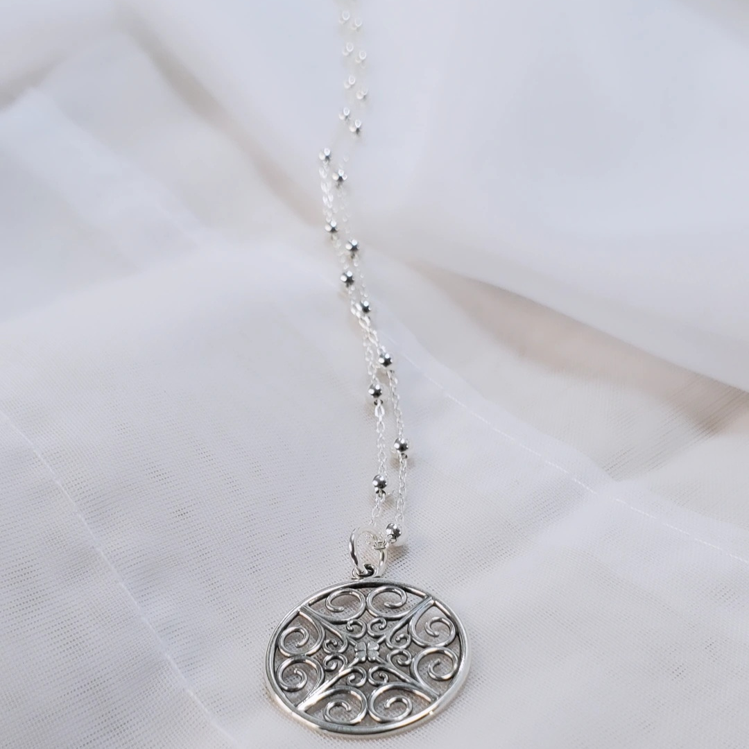 Filigree Ball Necklace