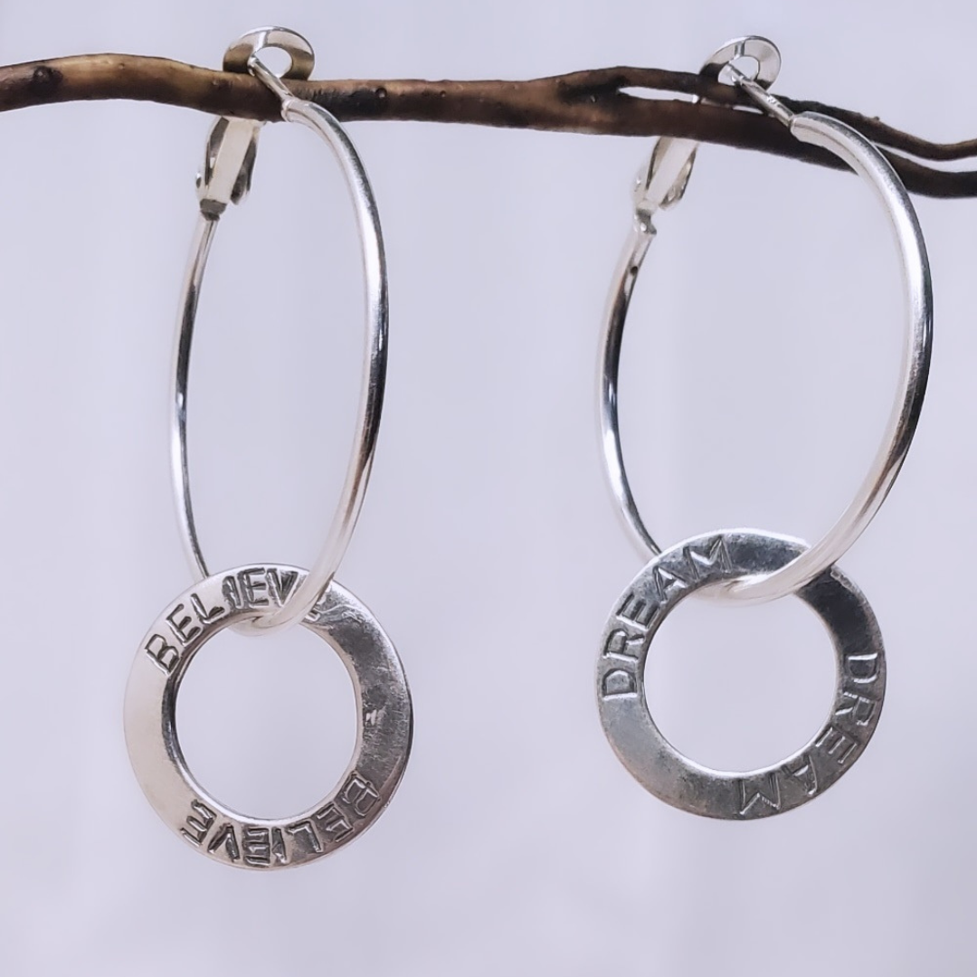 Sterling Silver Hoops Earring is Believing