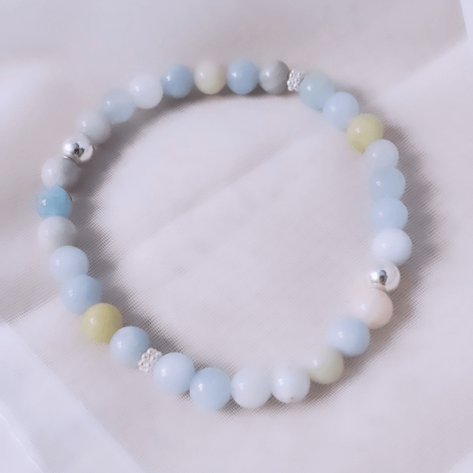 Aquamarine Gemstone Baby Blue Bracelet