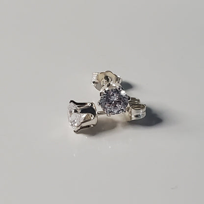 Brilliant Shine Cubic Zirconia Post Earrings - Plein De Vie Jewelry