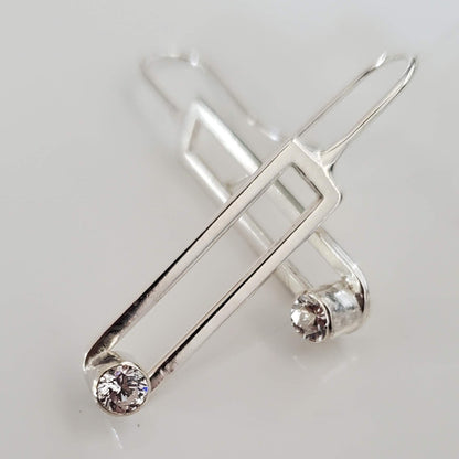 Sterling Silver Lumière Earrings Plein De Vie Jewelry