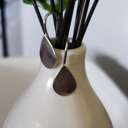 Sterling Silver Teardrop Earrings Plein De Vie Jewelry