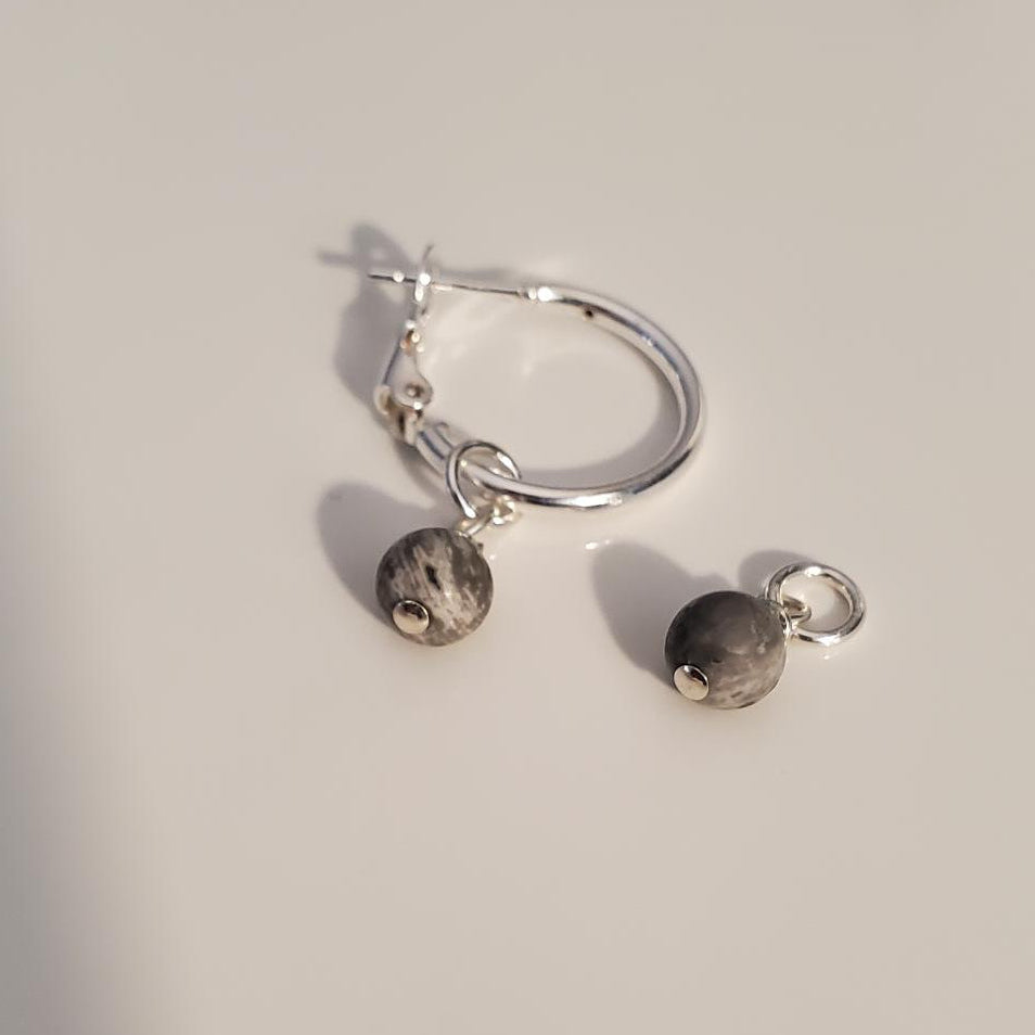 Picture Jasper Earring Charms