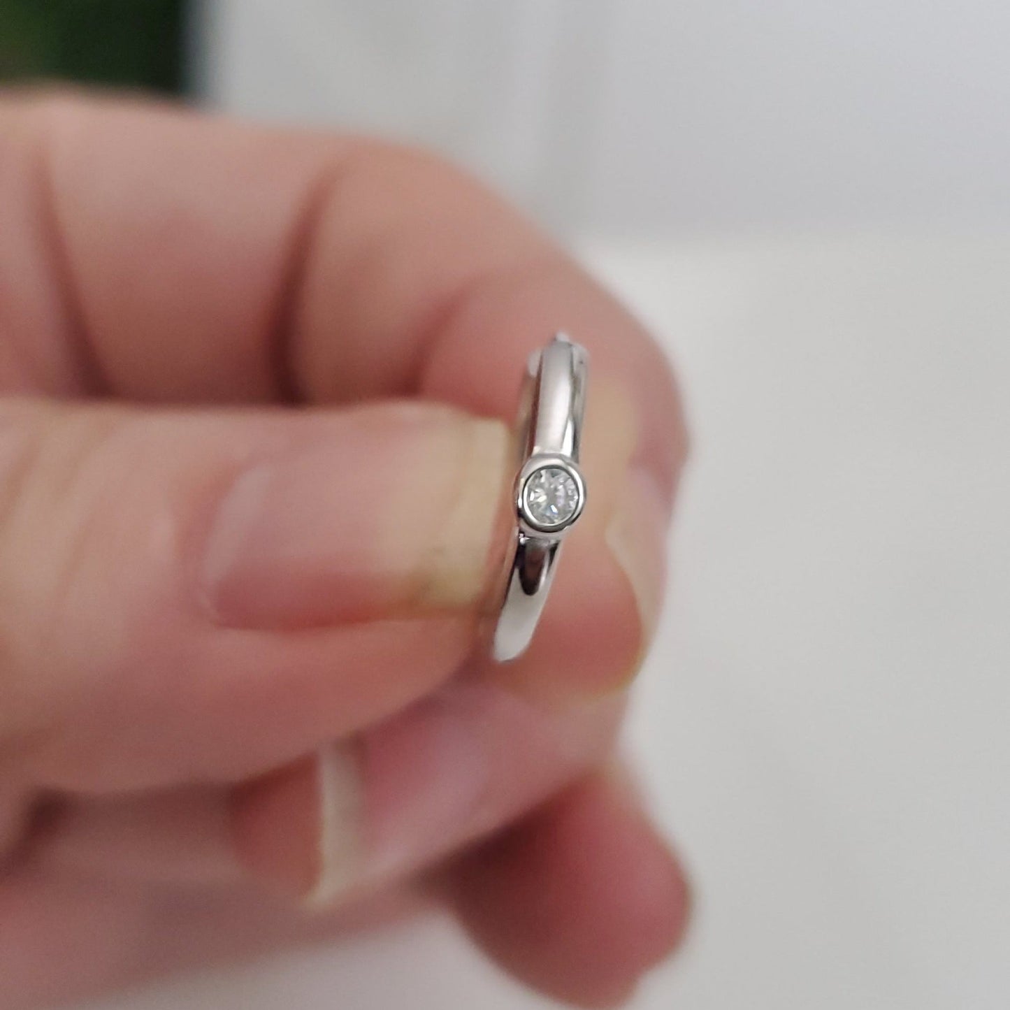 Sterling Silver Rhodium Hoop Earrings with Cubic Zirconia Plein De Vie Jewelry