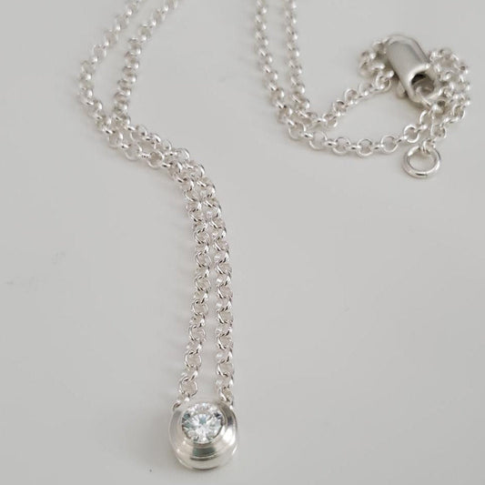 Sterling Silver Beaded Ring with Swarovski White Pearl (Copy) Plein De Vie Jewelry