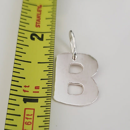 Sterling Silver Letter Pendants Plein De Vie Jewelry