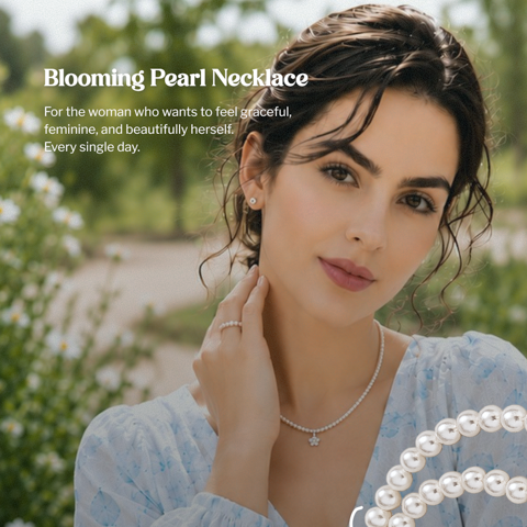 Blooming Pearl Necklace