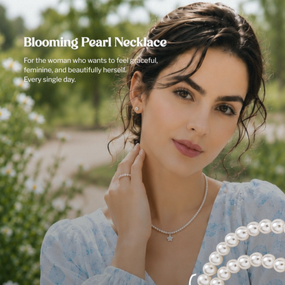 Blooming Pearl Necklace