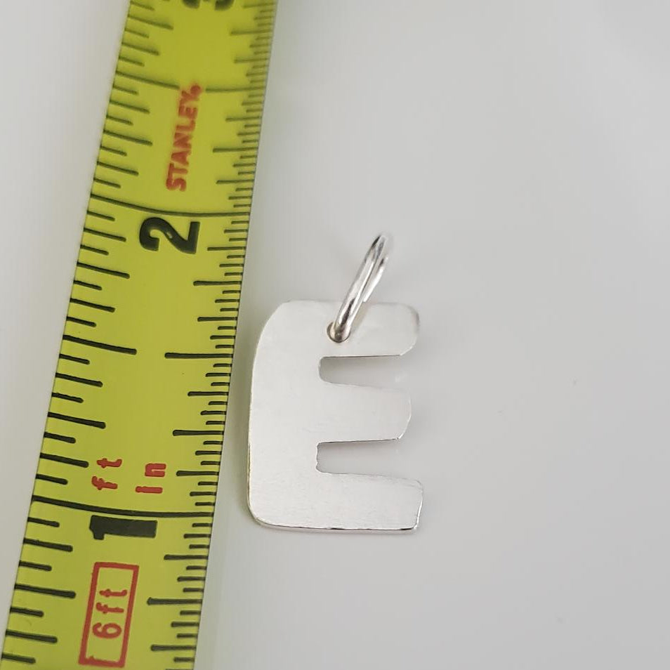 Sterling Silver Letter Pendants