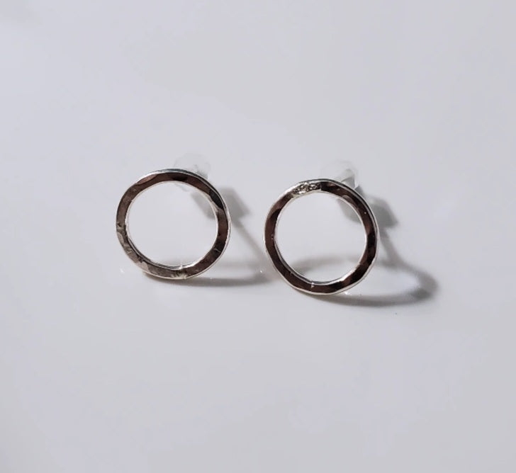 Sterling Silver Circle of Life Post Earrings