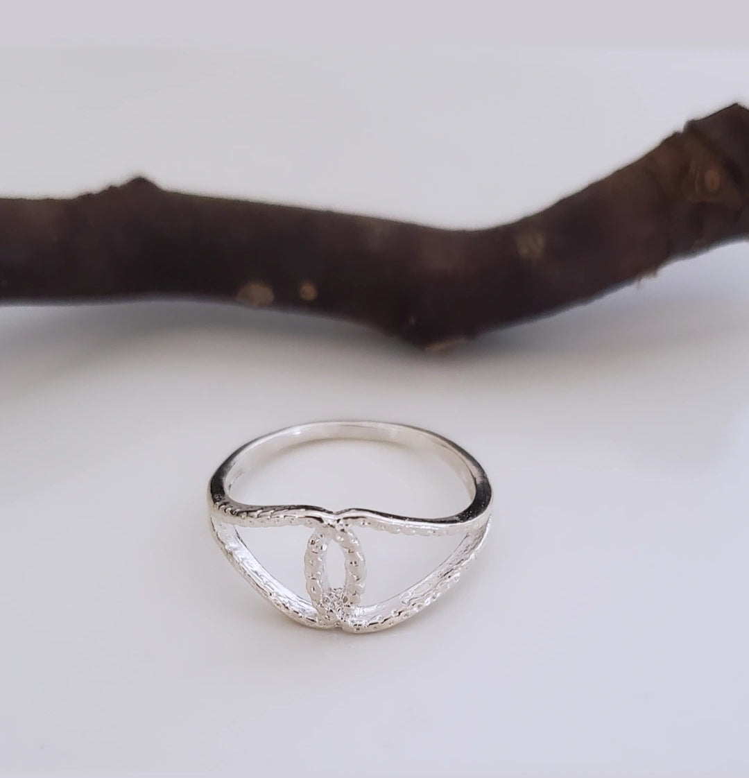 Harmony Hammered Sterling Silver Ring