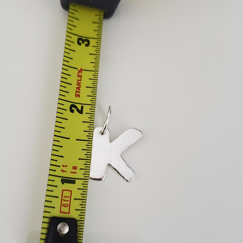 Sterling Silver Letter Pendants
