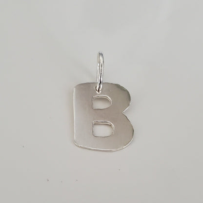 Sterling Silver Letter Pendants Plein De Vie Jewelry