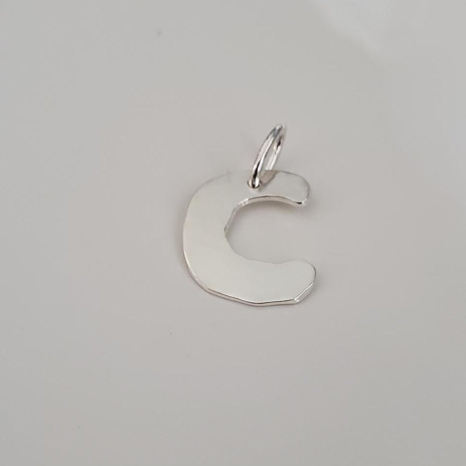 Sterling Silver Letter Pendants