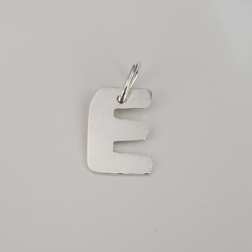 Sterling Silver Letter Pendants
