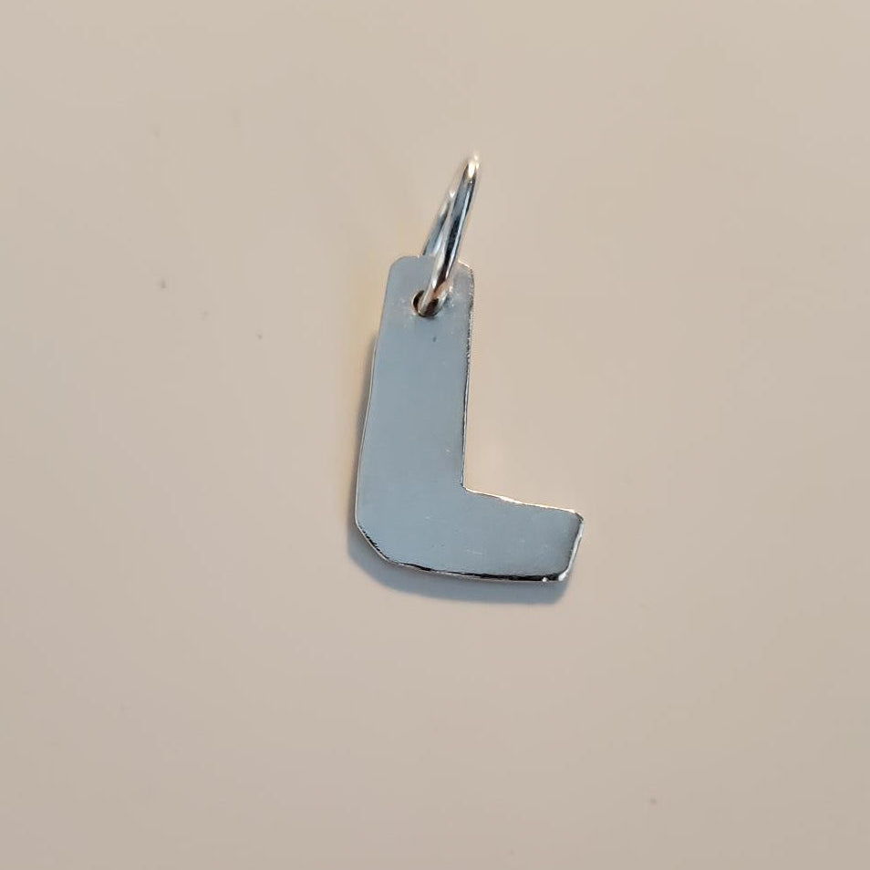 Sterling Silver Letter Pendants