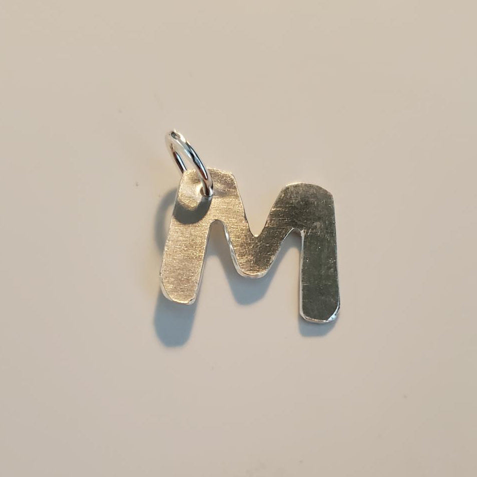Sterling Silver Letter Pendants