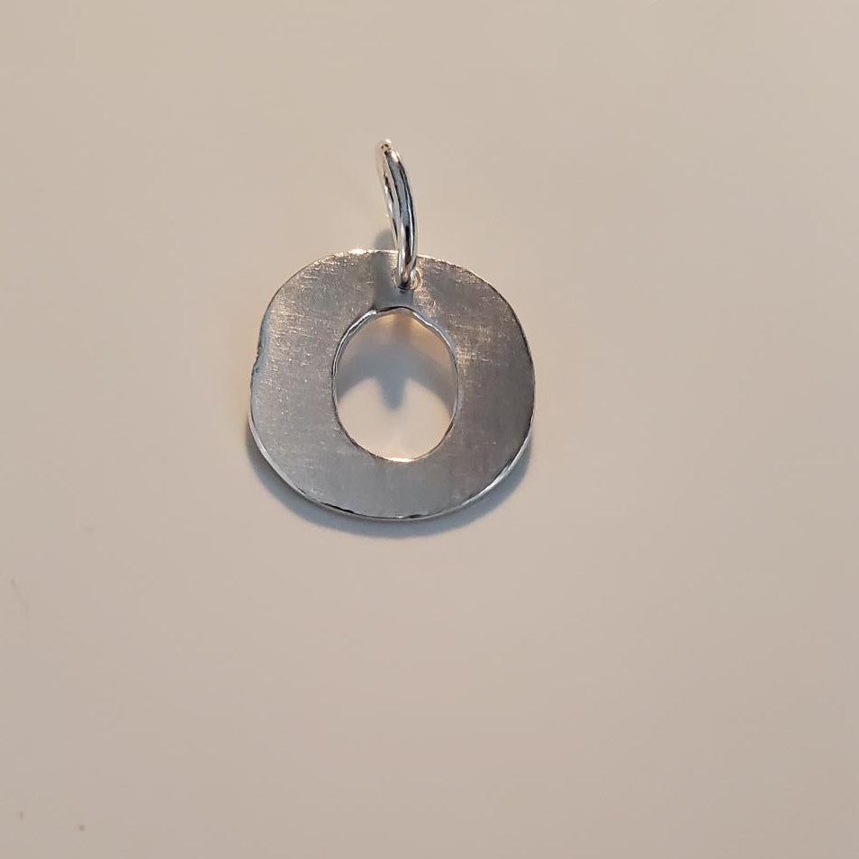 Sterling Silver Letter Pendants