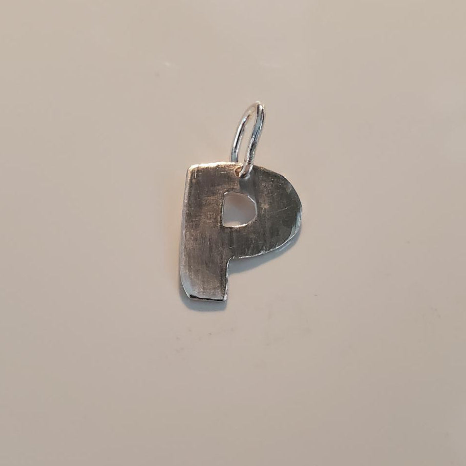 Sterling Silver Letter Pendants