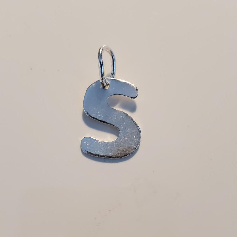 Sterling Silver Letter Pendants