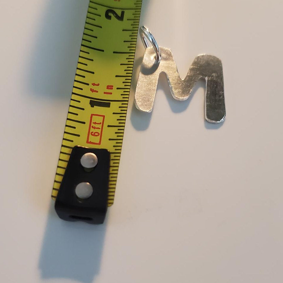 Sterling Silver Letter Pendants