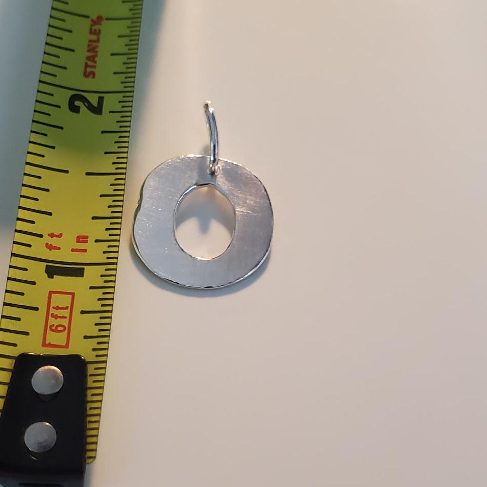 Sterling Silver Letter Pendants