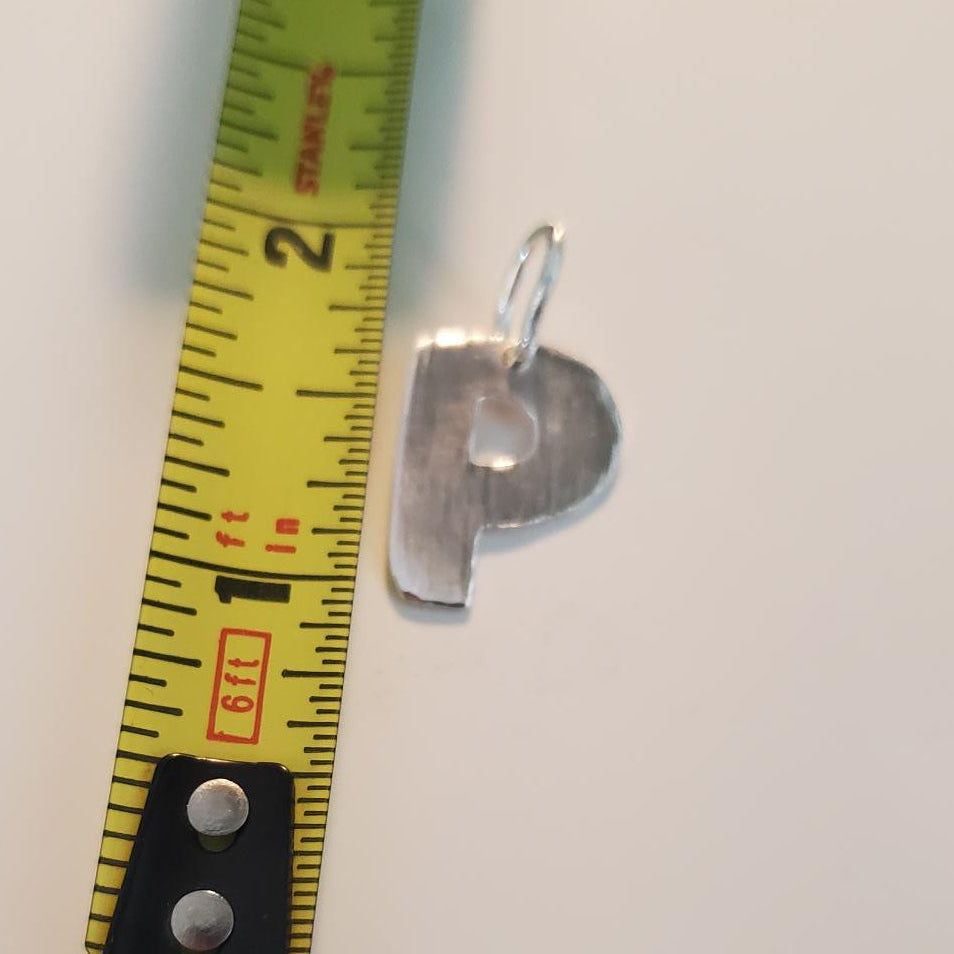 Sterling Silver Letter Pendants