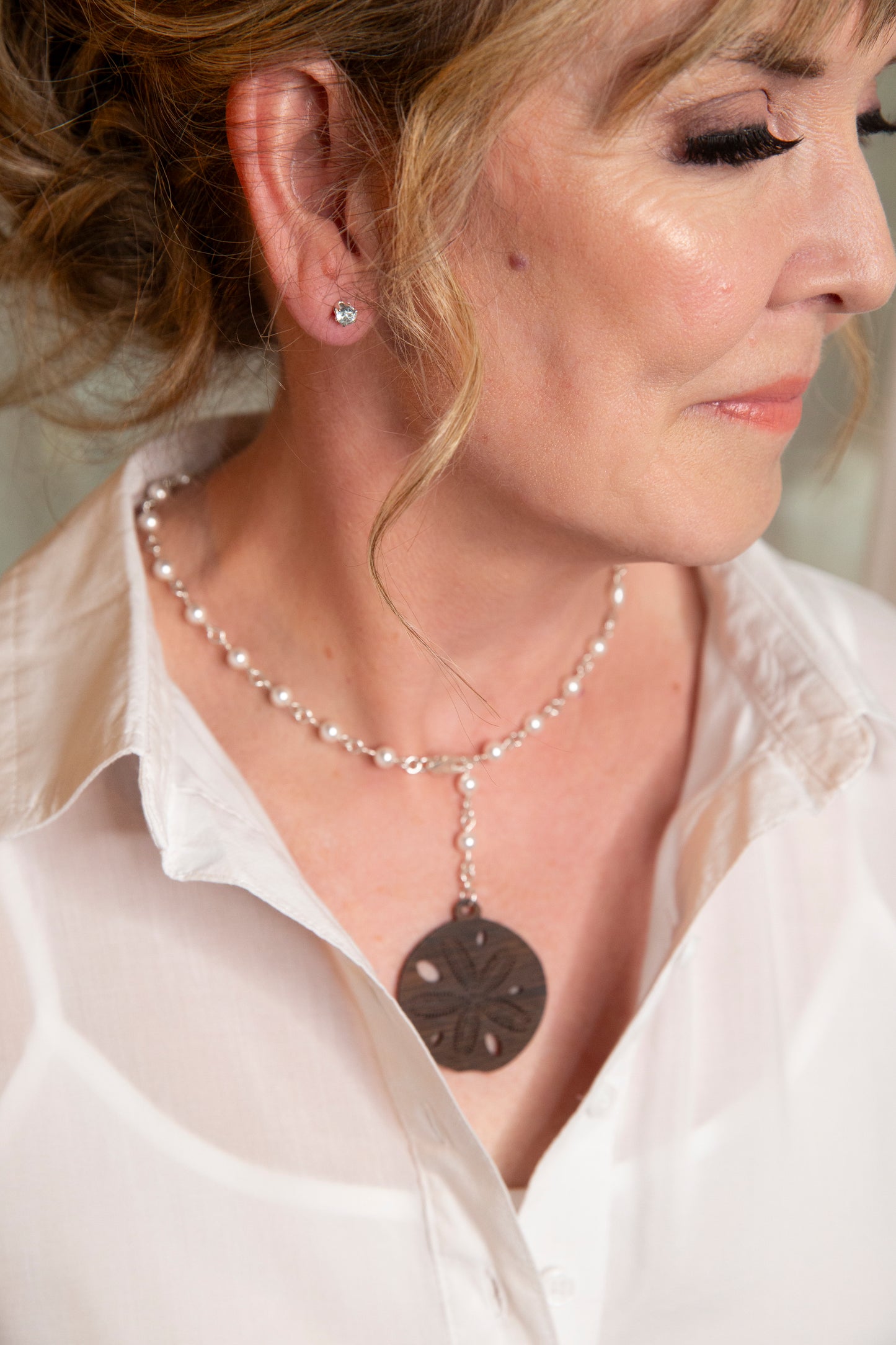 Swarovski Splendor in Pearls Oceanna Sterling Silver Necklace