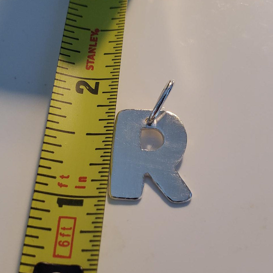 Sterling Silver Letter Pendants