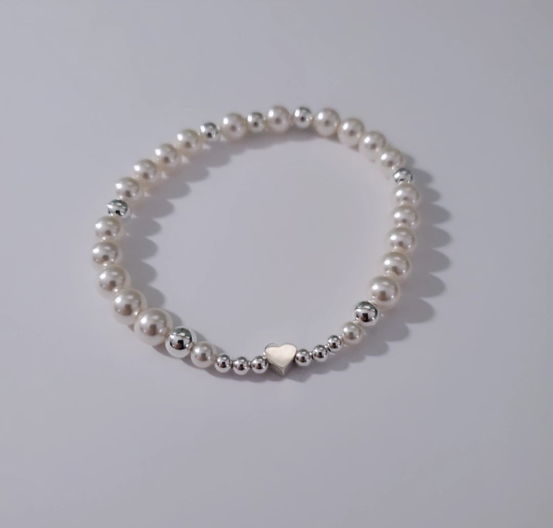 Swarovski Pearl Harmony Heart Bracelet