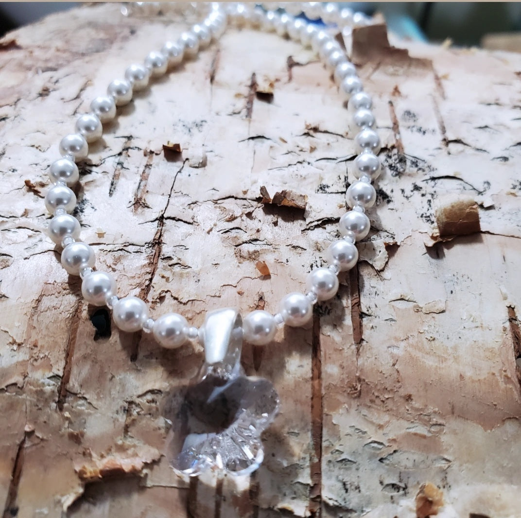 Swarovski Springtime in Pearls Necklace