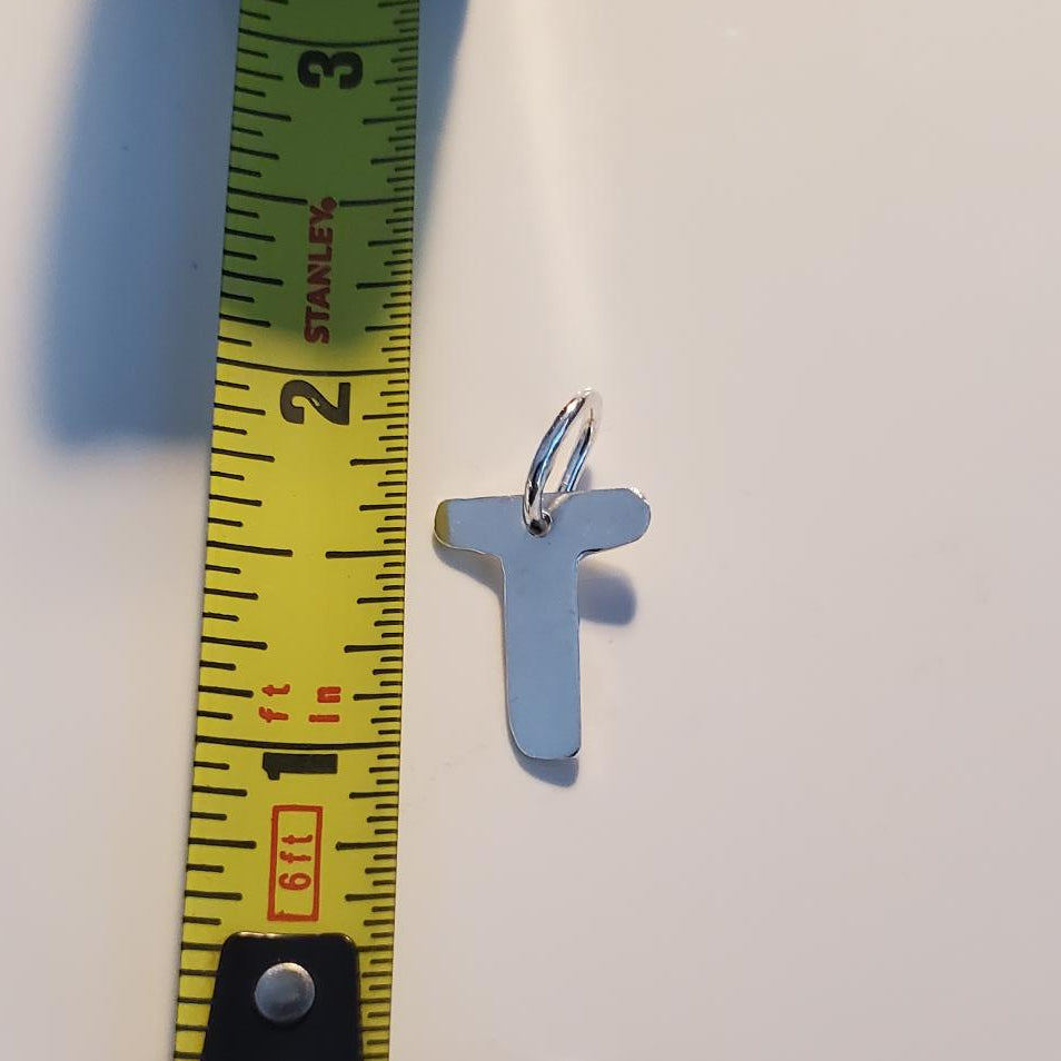 Sterling Silver Letter Pendants
