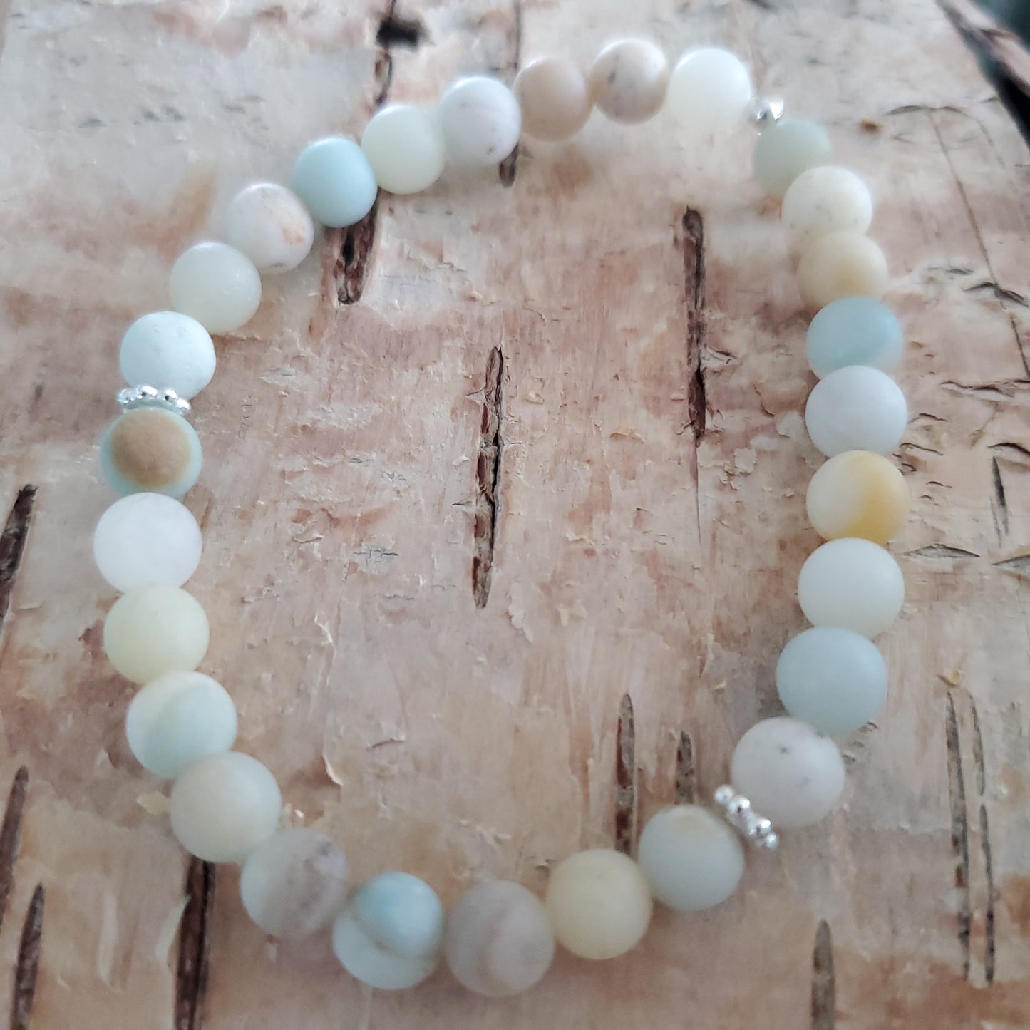 Refresh Spirit: Amazonite Gemstone Bracelet