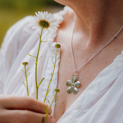 Ups a Daisy Necklace Plein De Vie Jewelry